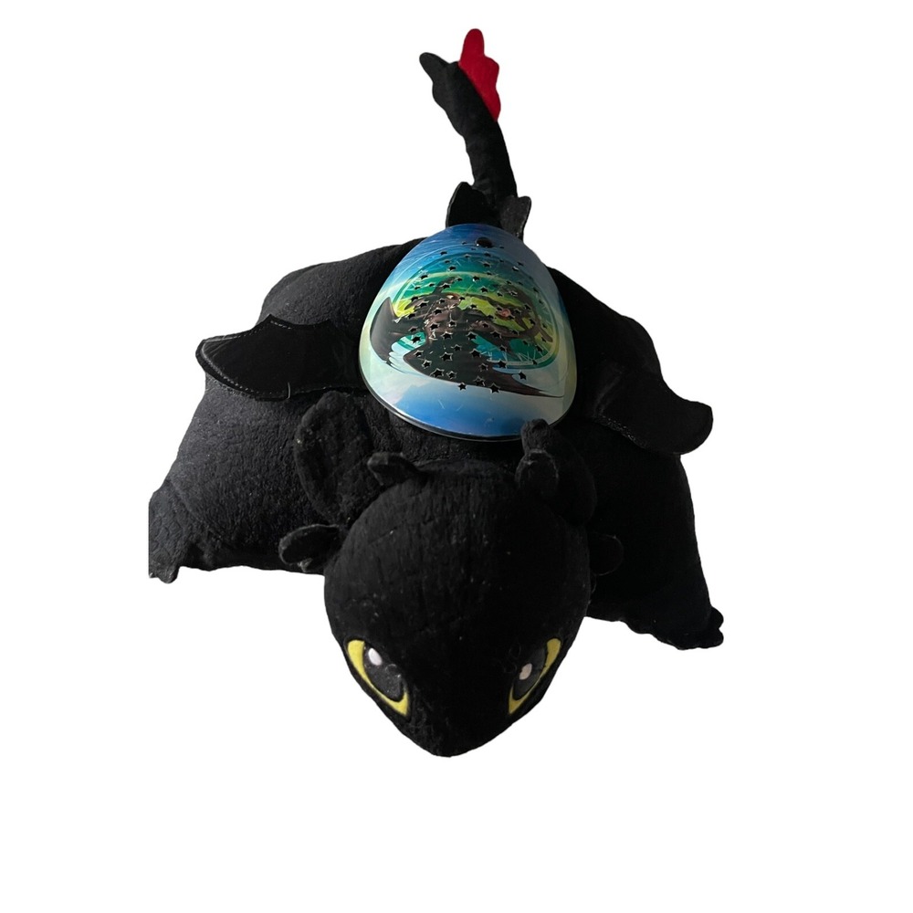 Pillow Pets Toothless Star Projector Sleeptime Plush How To Train Your Dragon - Picture 7 of 7